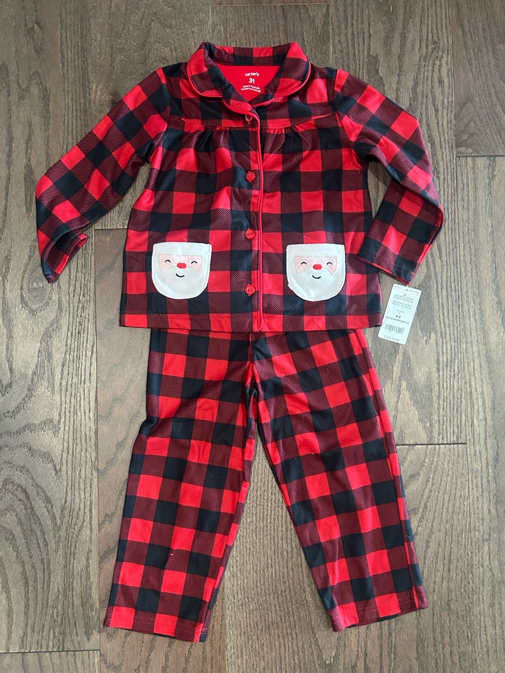 NWT Carter's Size 3T Girl's Christmas Pyjamas